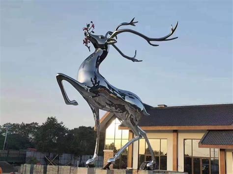 吉林大型不锈钢雕塑动物雕塑