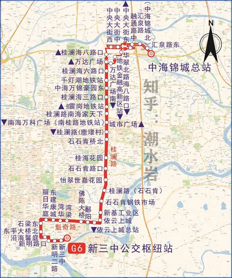 咸阳66路公交车的线路图