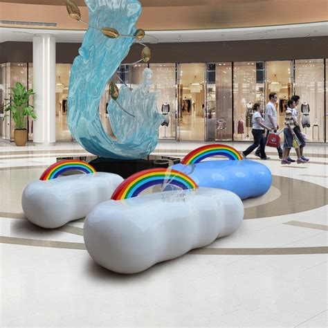 商场个性化玻璃钢创意雕塑