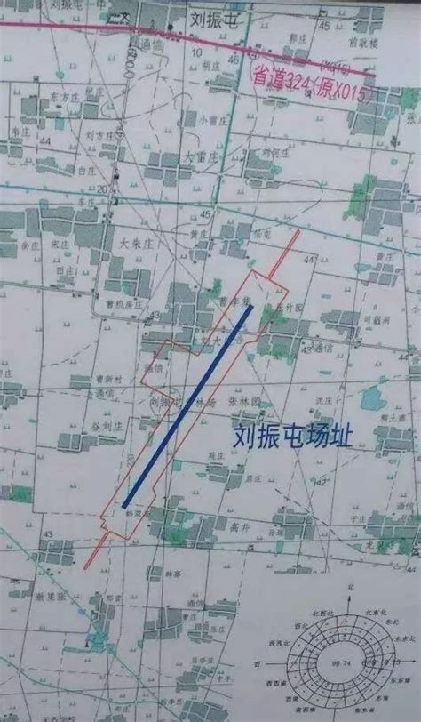 地图刘镇屯飞机场位置