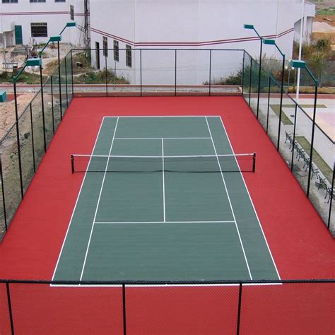 塑胶室外网球场技术要求