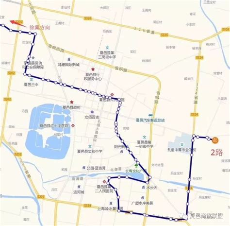 夏邑公交路线图2023