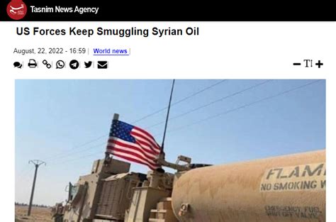 外媒报道美军叙利亚偷油
