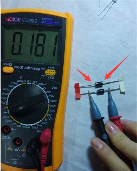 如何测量二极管