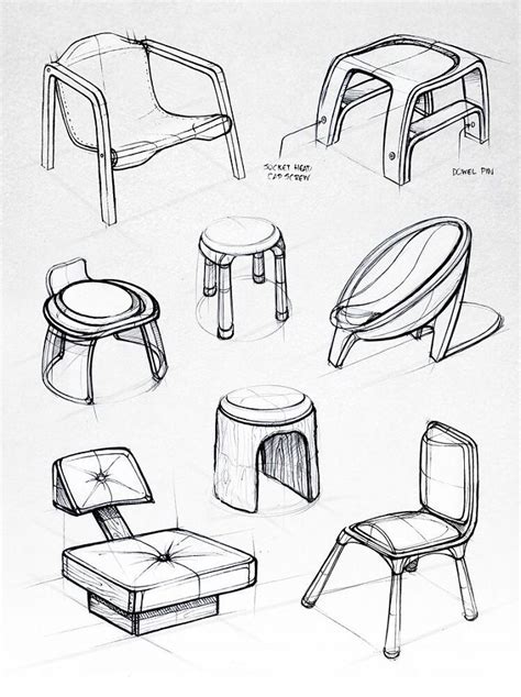 室内设计手绘椅子图