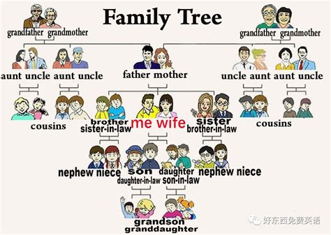 家人英文怎么写