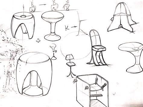 家具设计手绘椅子演变过程