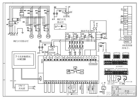 富士变频器面板控制方式的接线图