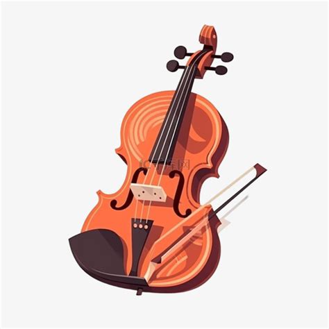 小提琴动漫图片手绘