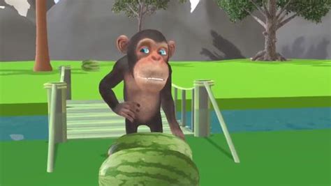 小猴子搬西瓜