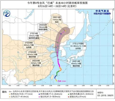 巴威台风实时动态路径图
