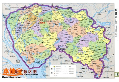 广东东莞的地图
