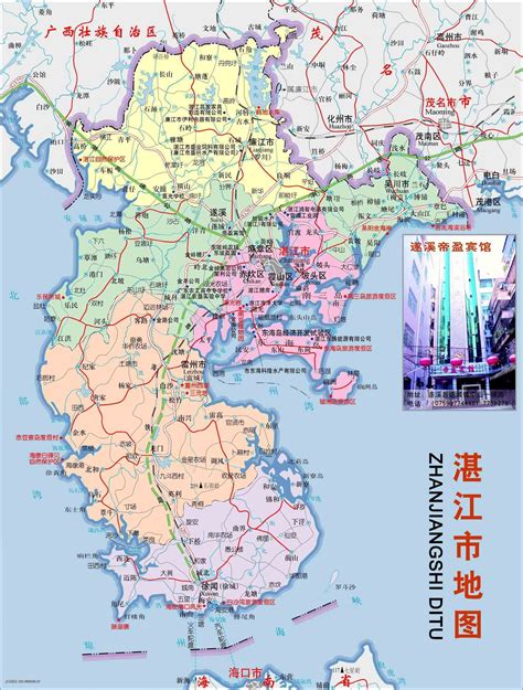 广东湛江地图位置