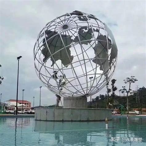 广州不锈钢地球仪雕塑图片
