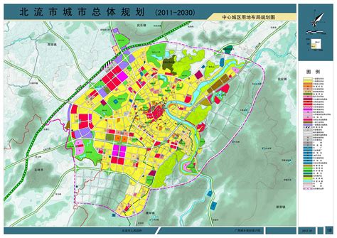 广西北流市最新规划图