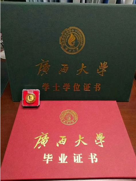 广西大学毕业证图片模板