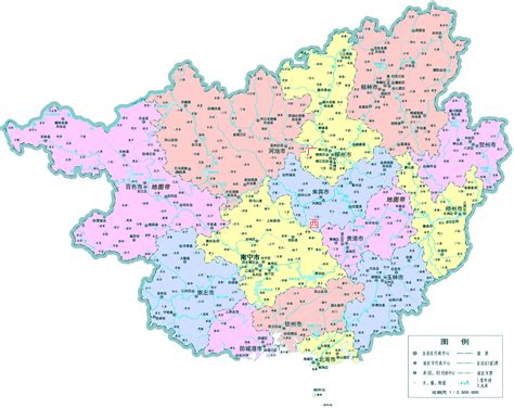 广西行政地图全图高清版本