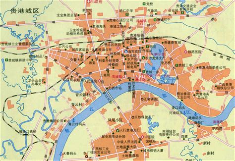 广西贵港市区最新地图全图