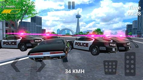 开车躲警察的赛车游戏