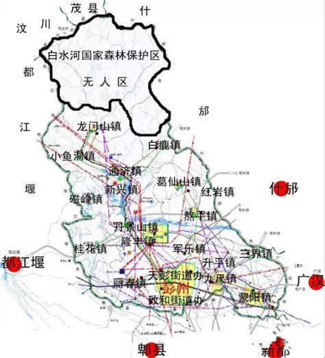 彭州丽春镇最新规划图
