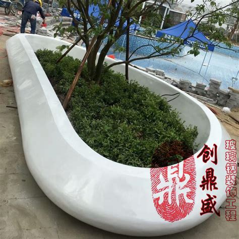 徐州景观玻璃钢花池造型