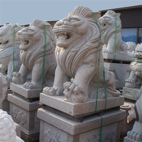 惠安石狮子雕塑