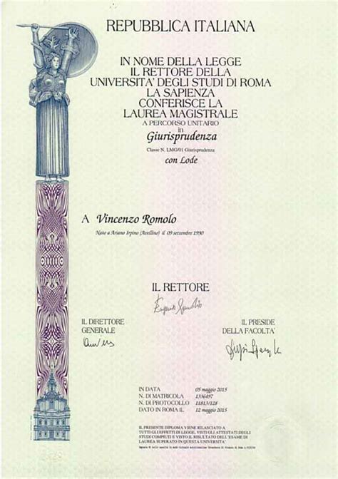 意大利大学的毕业证