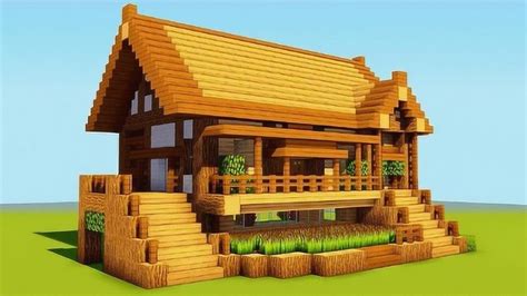 我的世界小型木屋别墅