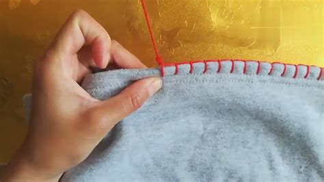 手工双面缝针法视频