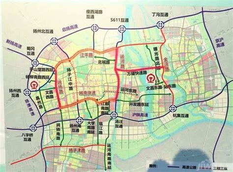 扬州快速路最新路线图