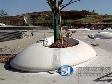 扬州透光玻璃钢种植池造型