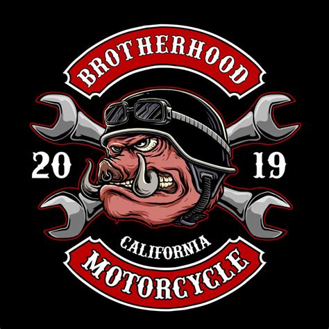 摩托车俱乐部logo设计