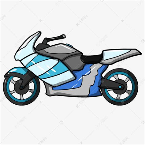 摩托车动漫图片简笔画