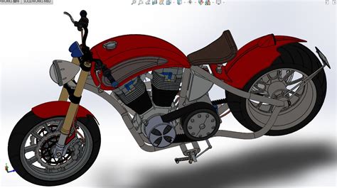 摩托车3d设计技术