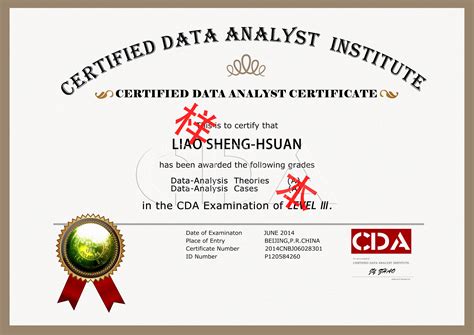 数据分析证书排行榜