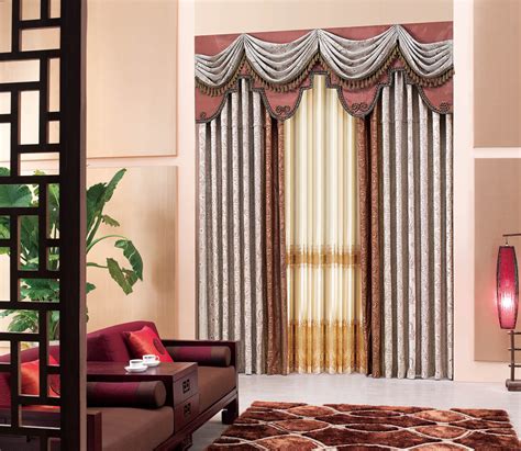 新中式装修风格的窗帘搭配效果