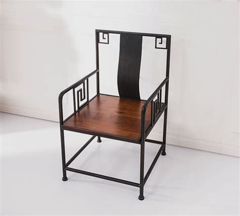 新中式铁艺椅