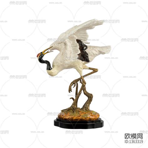 新中式鹤雕塑