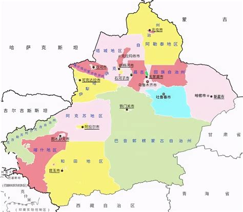 新疆地图高清版最新