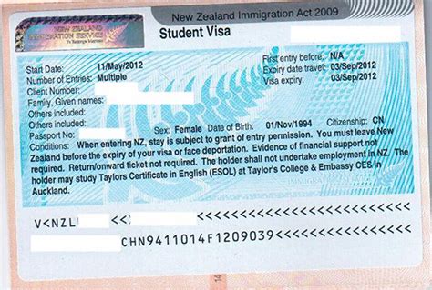 新西兰留学签证需要完税证明吗