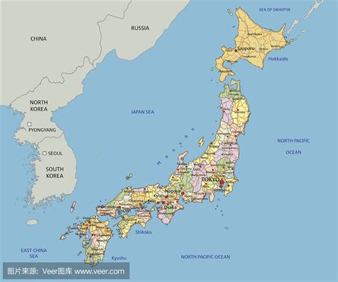 日本国地图高清版大图