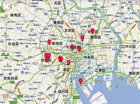 日本地图图片东京