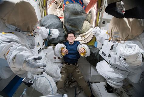 日本宇航员已经进入空间站了吗