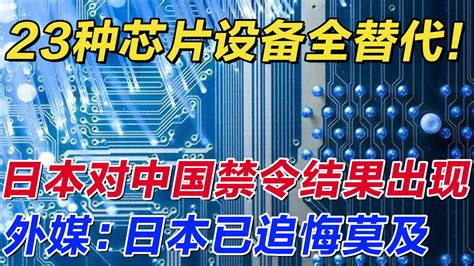 日本芯片禁令23种设备