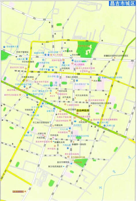 昌吉市地图全图