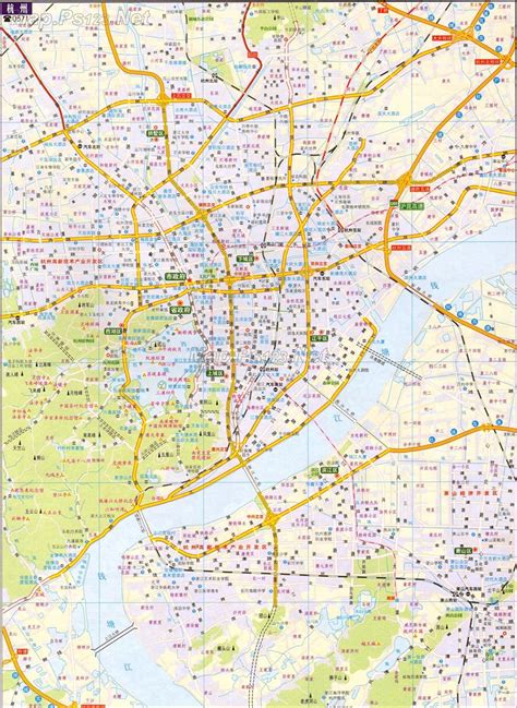 最新杭州市地图全图