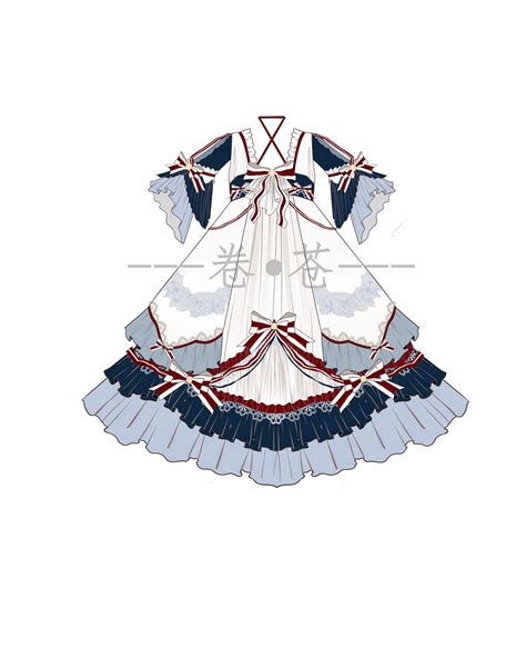 服装设计图Lolita
