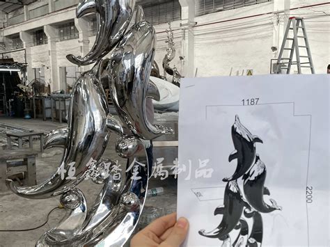 杭州不锈钢海豚雕塑工厂