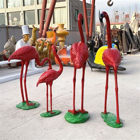 杭州火烈鸟玻璃钢雕塑生产厂家