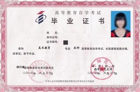 杭州自考本科毕业证照片